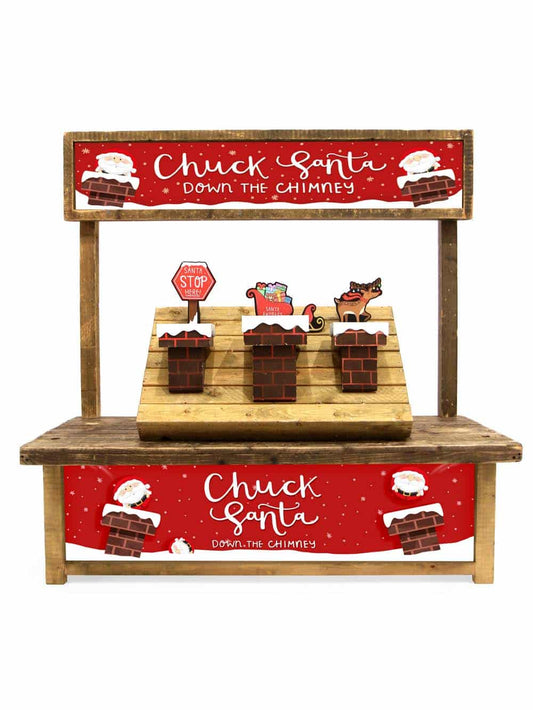 Chuck Santa Down The Chimney Interactive Game