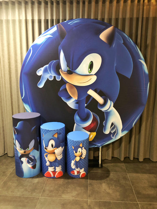 Sonic DIY Backdrop