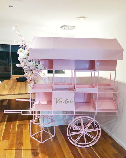 Chanel Cart -White, Pink & Gold Hire