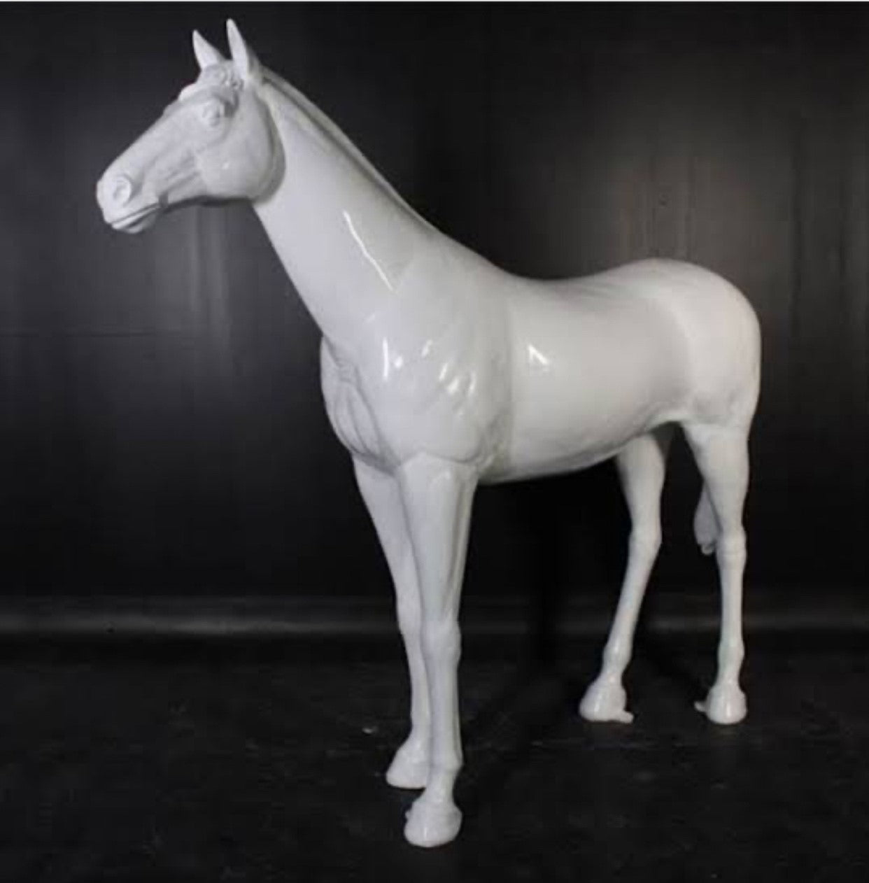 White Lifesize Horse