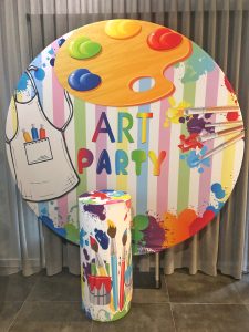 Art & Craft Party Backdrop - DIY