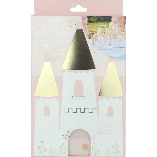 Princess Castle Gift Bags (charm bracelet included)