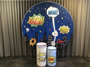 Superheroes DIY Backdrop