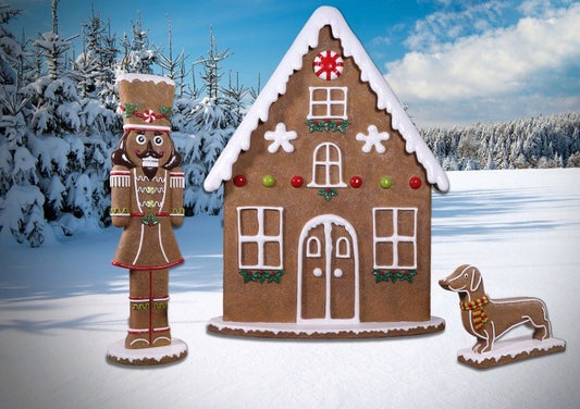 Christmas Gingerbread House Prop