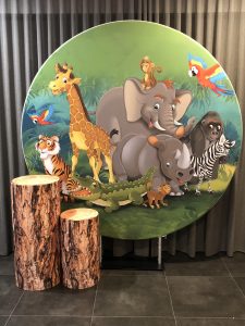 Jungle Animals DIY backdrop