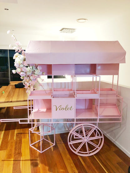 Chanel Cart -White, Pink & Gold Hire