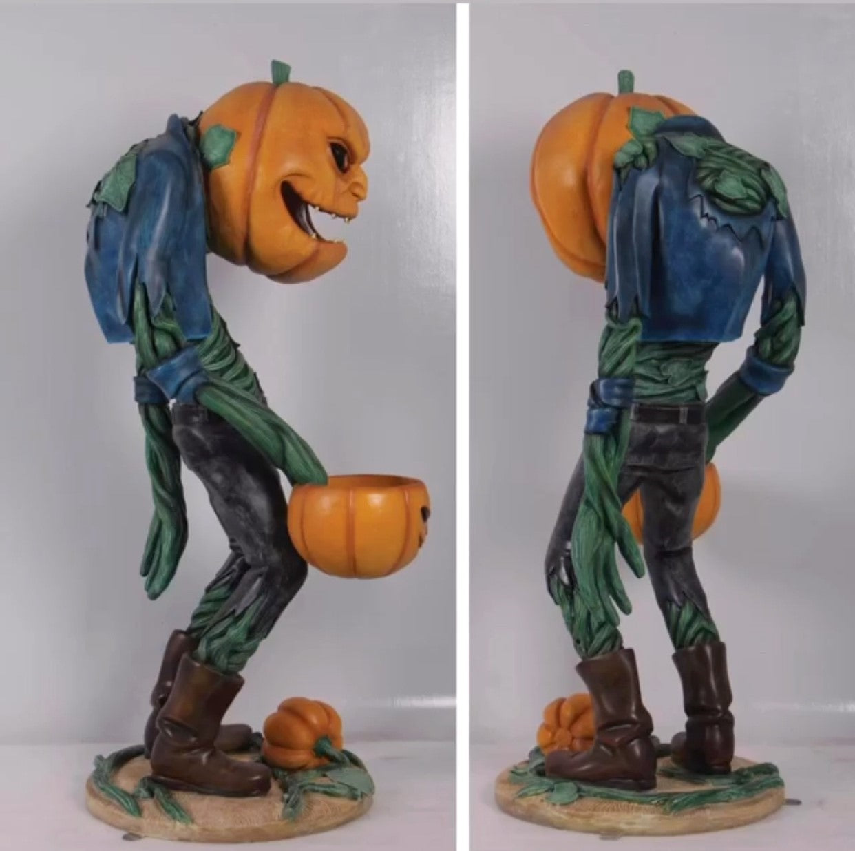 Halloween Pumpkin Man Lifesize Prop