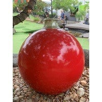 Giant Red Christmas Baubles