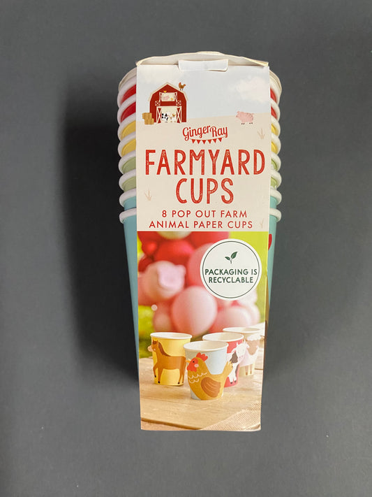 Farmyard Paper Cups